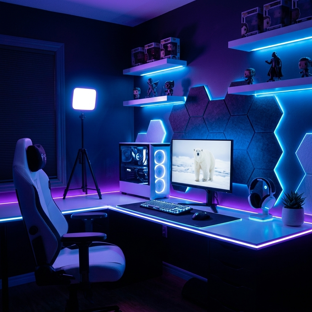 Gaming Room - Lights On