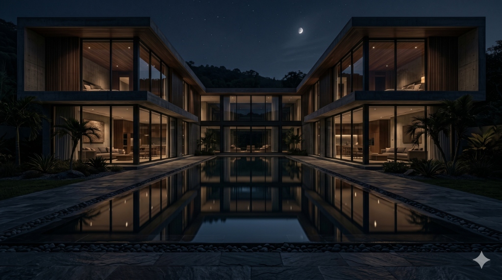 Swimming Pool - Lights Off
